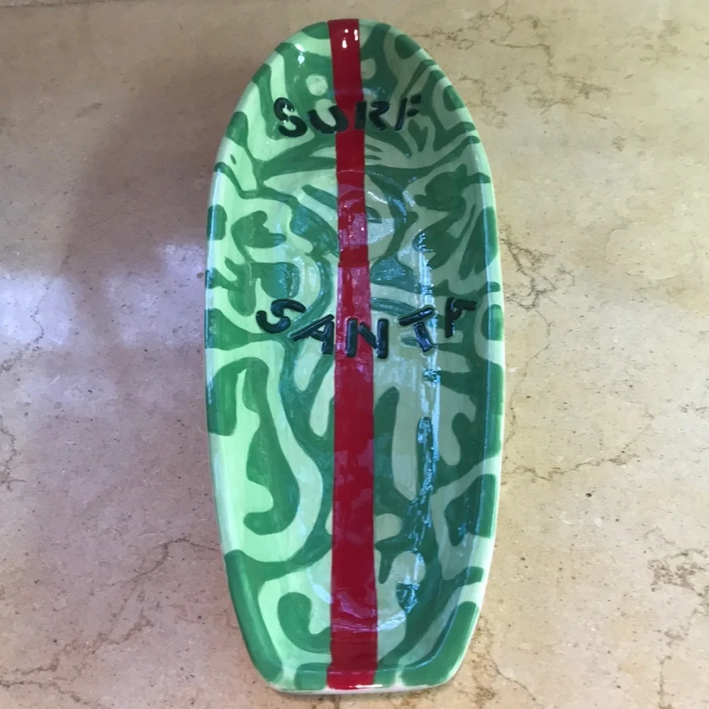 Surf Santa serving dish